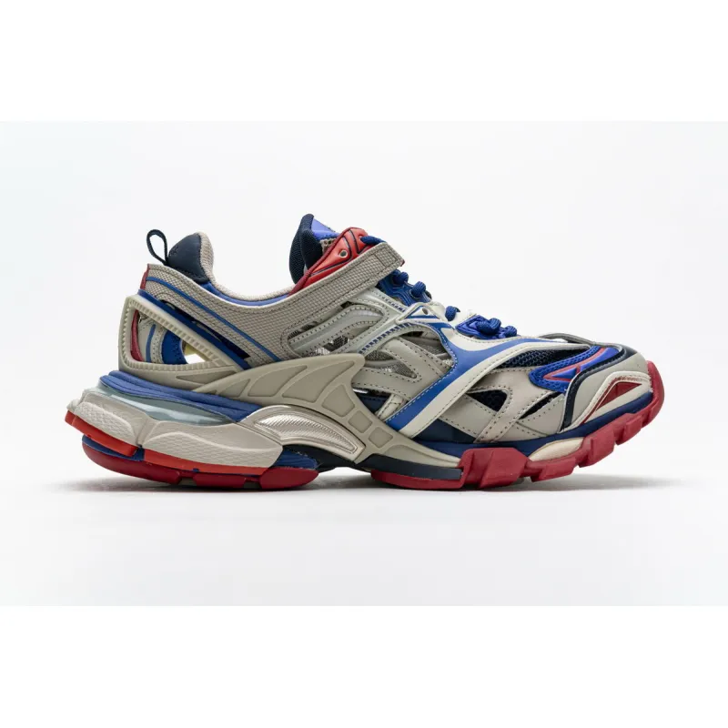 Balenciaga Track 2 Sneaker Beige Blue 570391 W2GN2 8570 - Image 2
