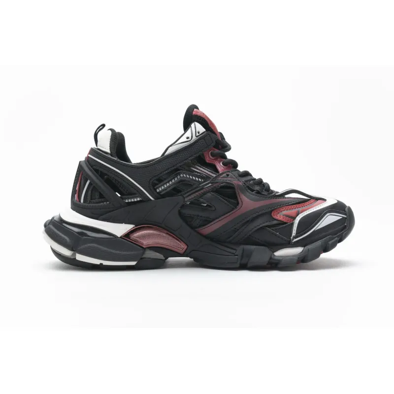 Balenciaga Track 2 Sneaker Burgundy 568615 W2GN3 6000 - Image 2