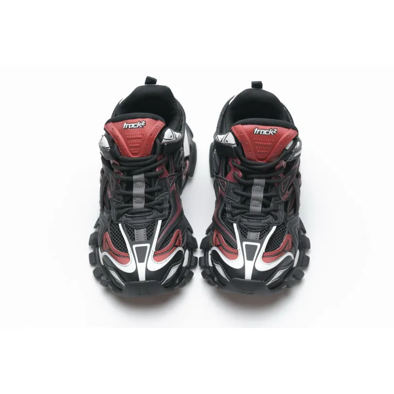Balenciaga Track 2 Sneaker Burgundy 568615 W2GN3 6000 - Image 4