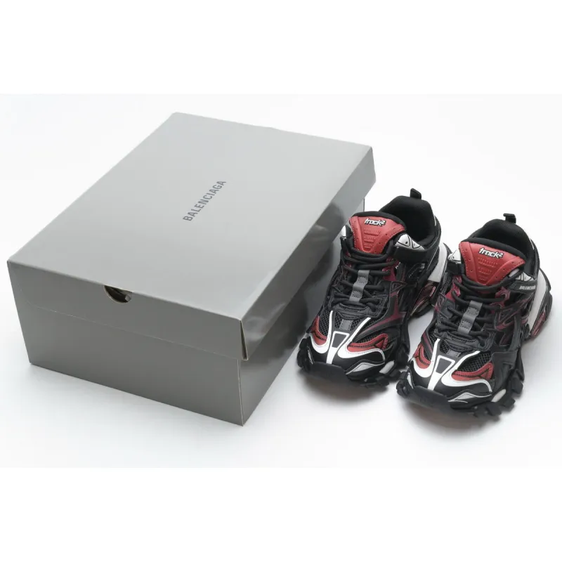 Balenciaga Track 2 Sneaker Burgundy 568615 W2GN3 6000 - Image 3