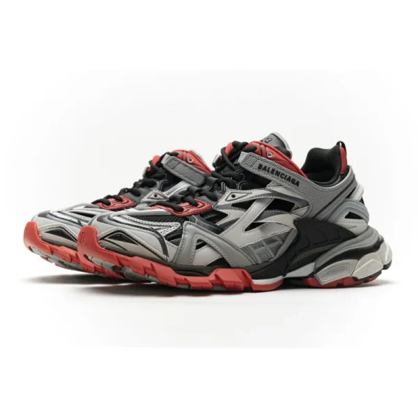 Balenciaga Track 2 Sneaker Grey Red 570391 W2GN3 1003 - Image 2