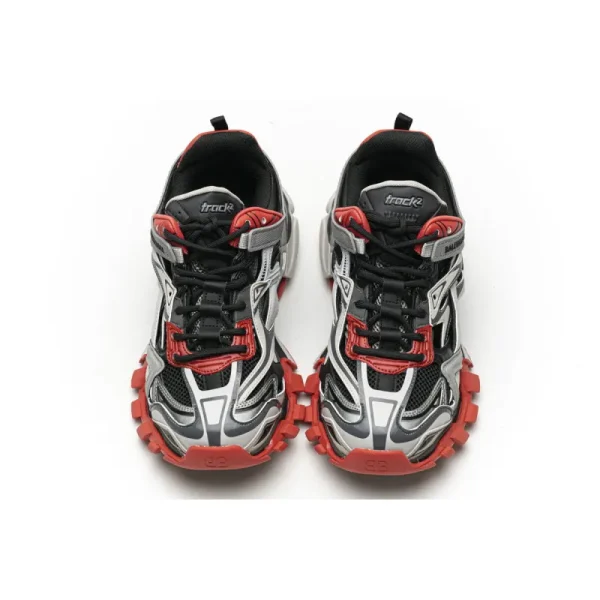 Balenciaga Track 2 Sneaker Grey Red 570391 W2GN3 1003 - Image 3